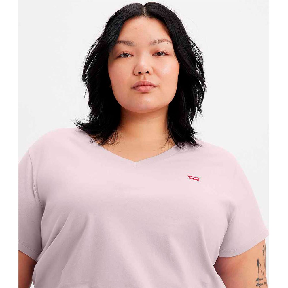 Levi´s ® Large Size kurzarm-T-shirt mit v-ausschnitt