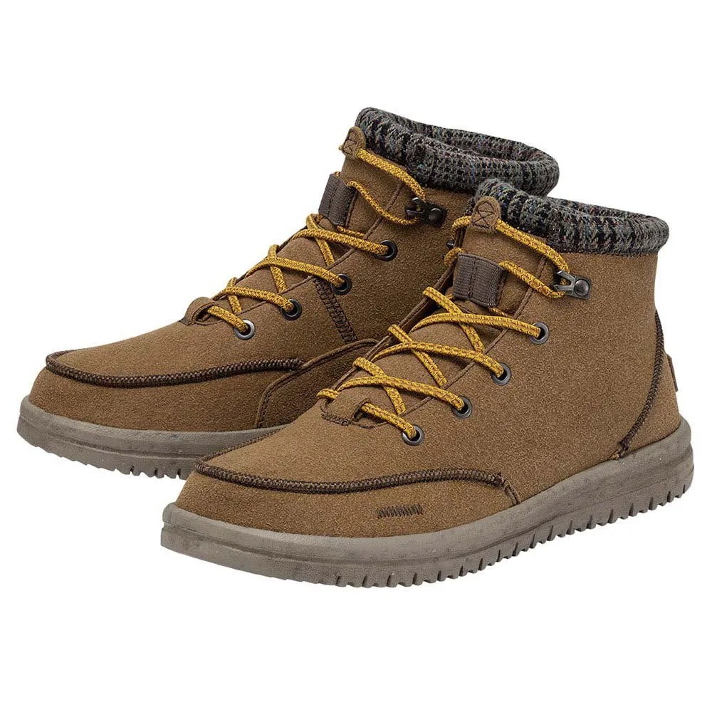 HEY DUDE BRADLEY ECO BOOTS Hey Dude mens Bradley eco ankle boots charcoal gray recycled  main image 3
