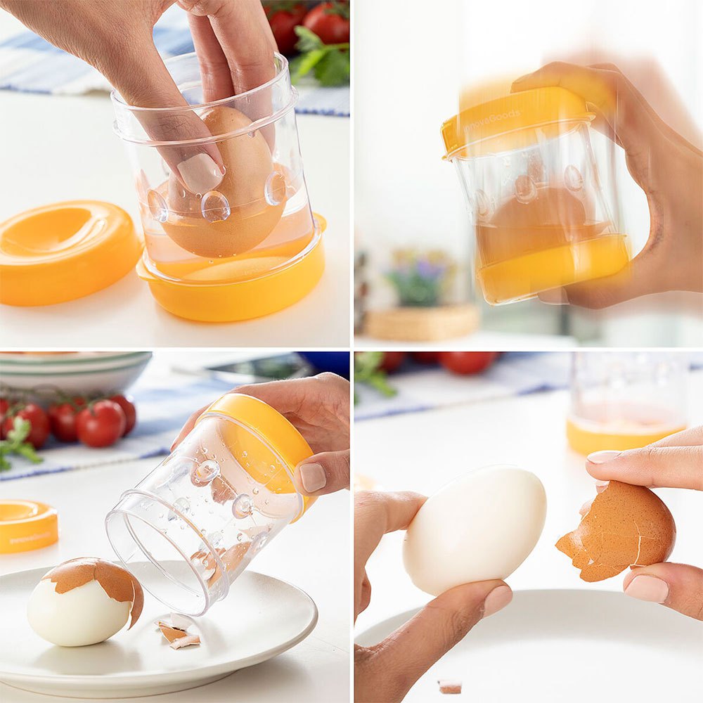 Innovagoods Shelloff Bolied Egg Peeler Clear