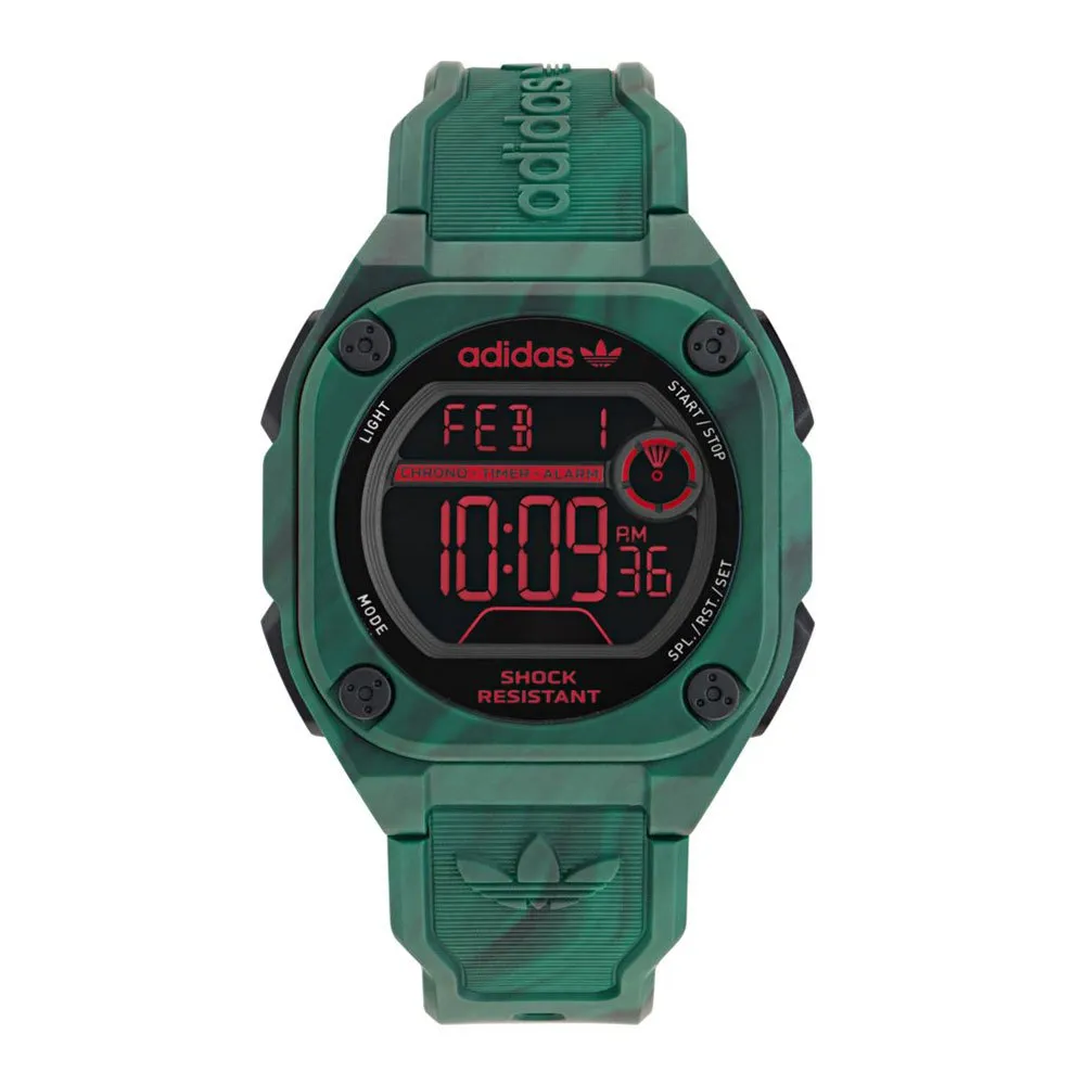 adidas Originals Reloj de mujer AOST23573 City Tech Two Grfx Verde