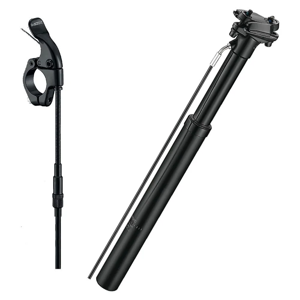 Xon External Cable dropper seatpost 100 mm, Silver | Bikeinn