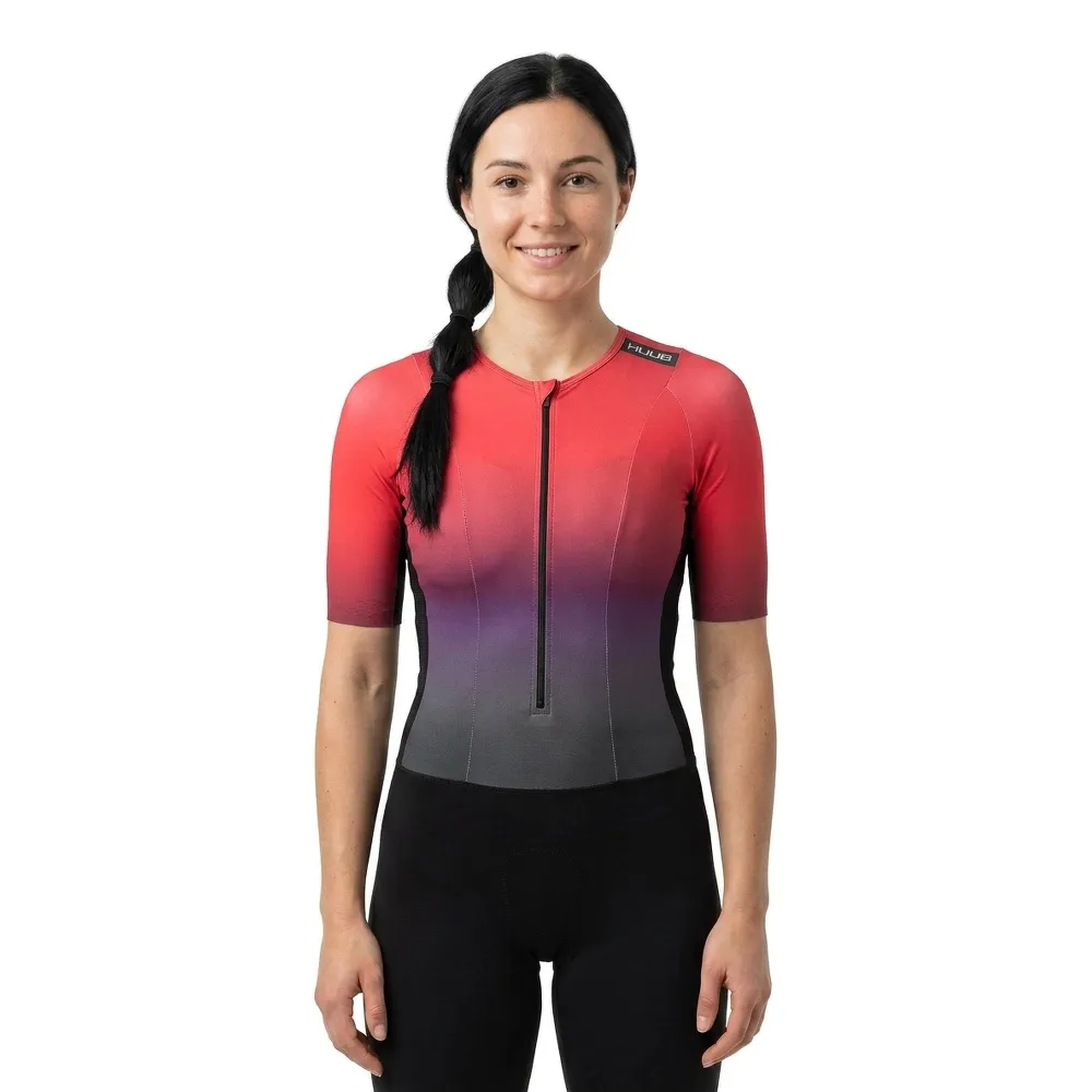 HUUB Collective 半袖トライスーツ 赤 | Runnerinn