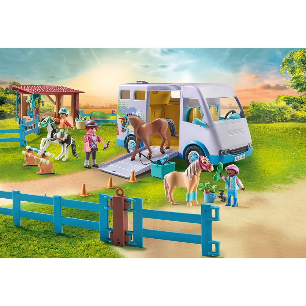 Playmobil Jeu De Construction D?�?�cole D?�?�quitation Mobile| Kidinn