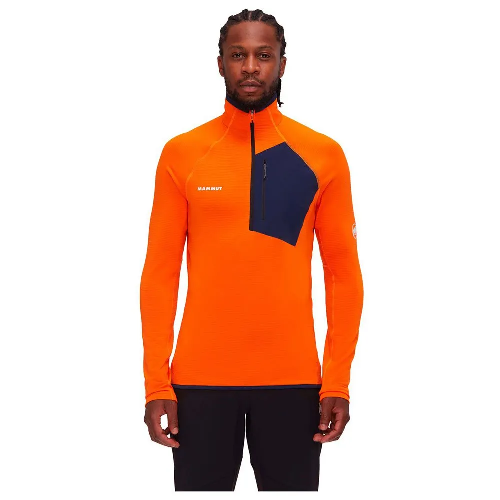 Mammut Aenergy ML Pull Demi-Zip Homme - Polaire Technique Respirante Pour Alpinisme Et Ski