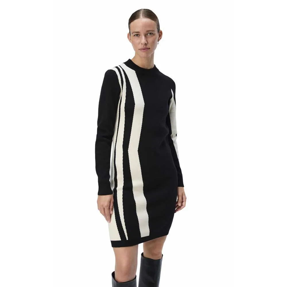 object knit dress Ray long sleeve T3