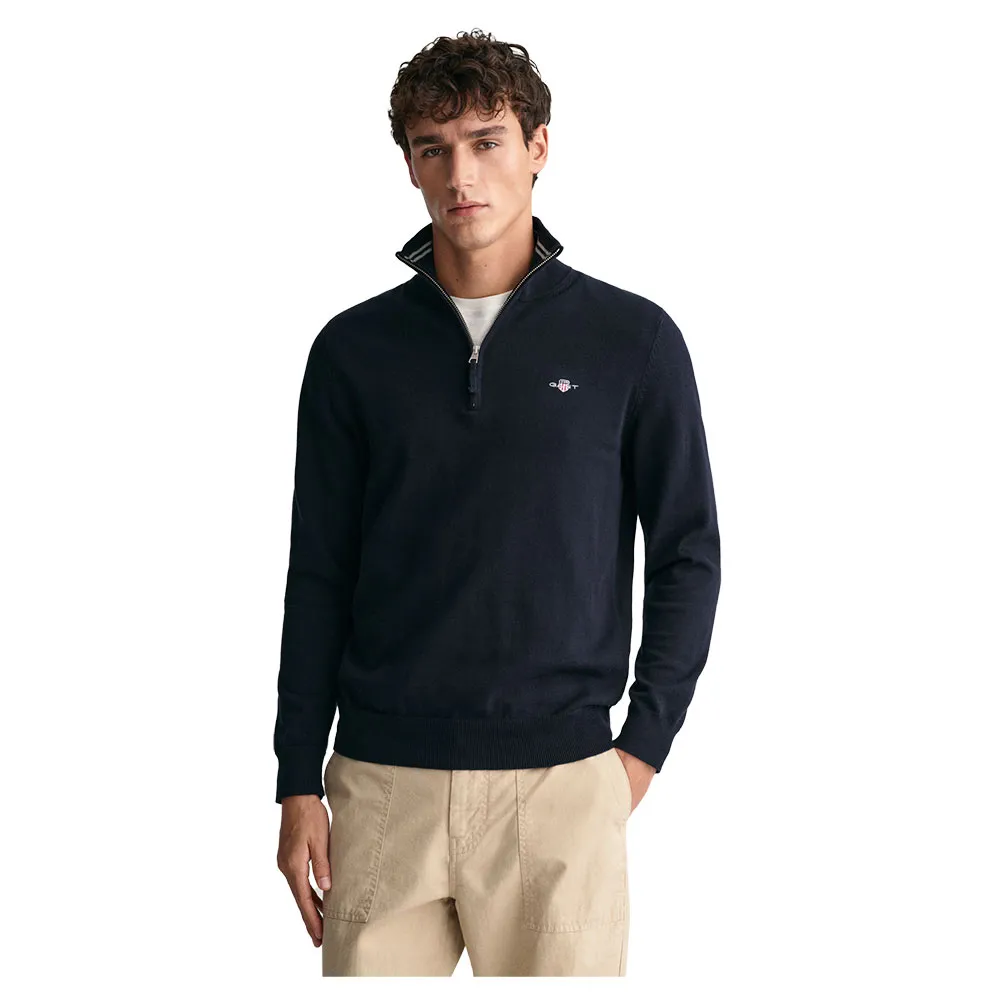 Pull Homme GANT En Coton - Taille XL - Couleur Bleu Et Rouge - Occasion Très Bon état