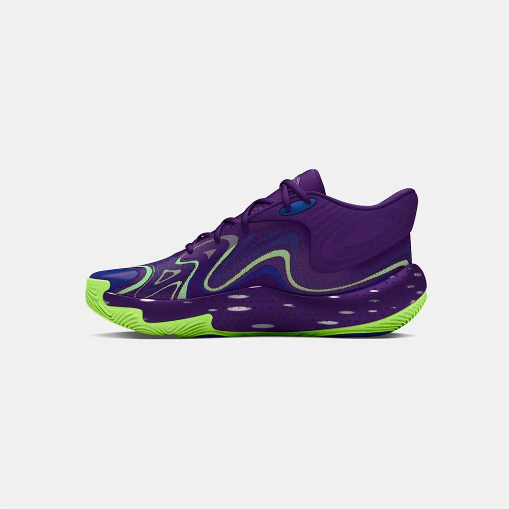 Under armour Spawn 6 Mid SOS basketball shoes Purple | Basketball