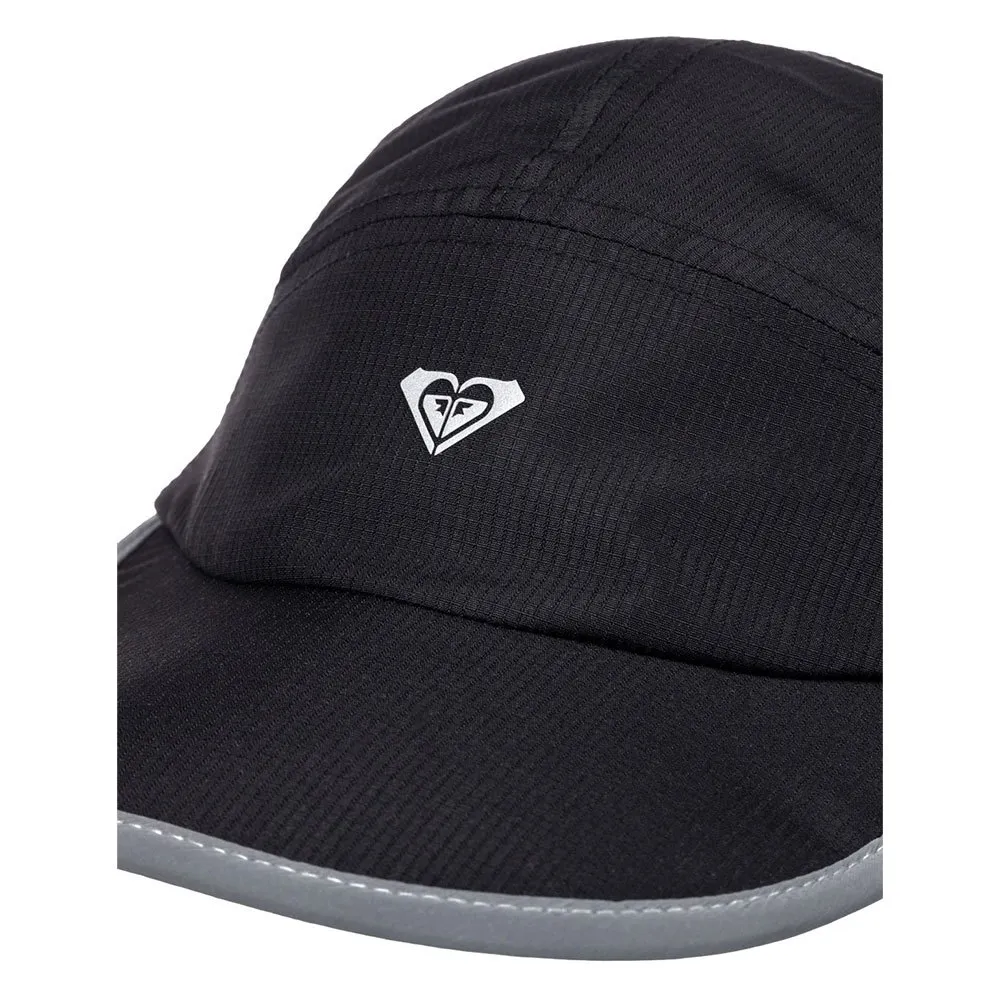 Roxy Extra Innings A - Casquette Baseball Femme - Sergé Coton 6 Pans, Visière Courbée, Écusson Cuir, Taille Unique 56 Cm