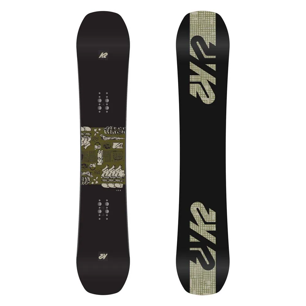 K2 Afterblack スノーボード 黒 | Snowinn