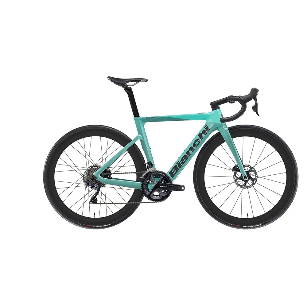 Bianchi E-Oltre 105 2025 電動ロードバイク, 緑 | Bikeinn