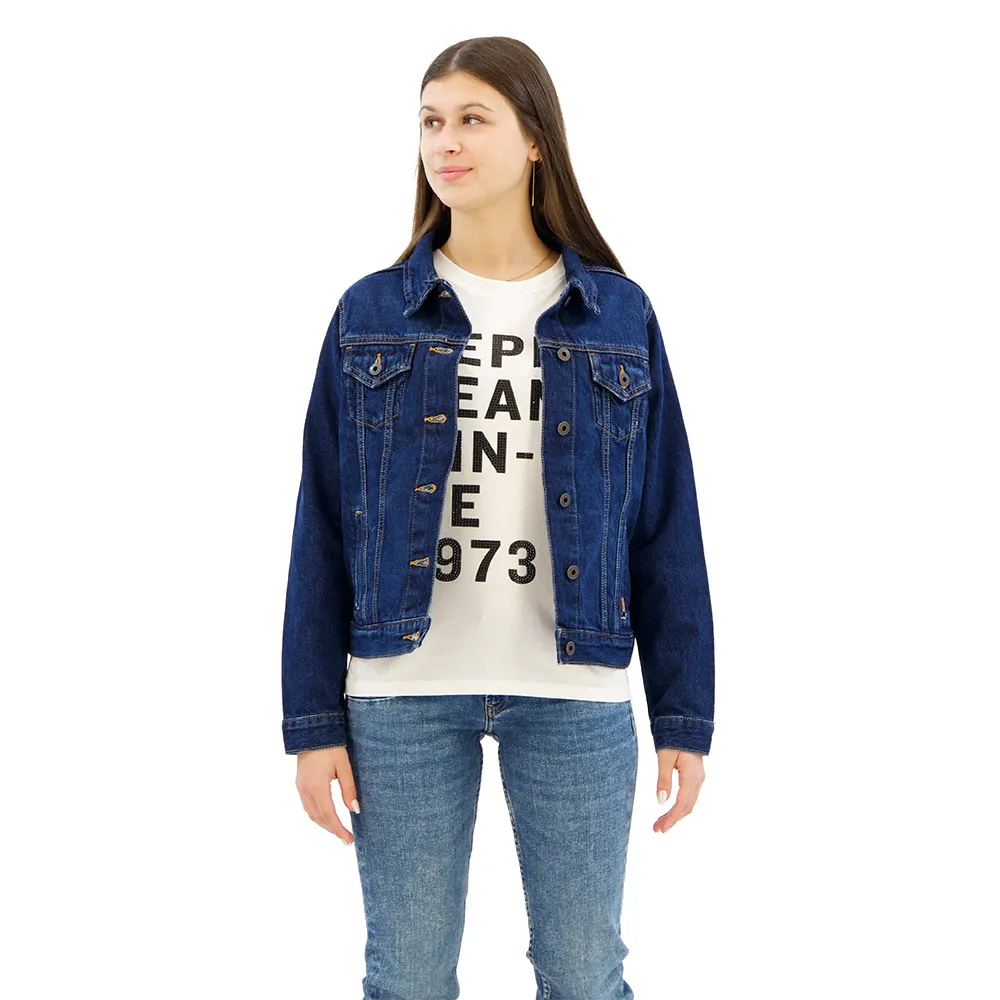 Pepe Jeans Jacket Wala Top Ladies Buy White Jackets Shrugs For
