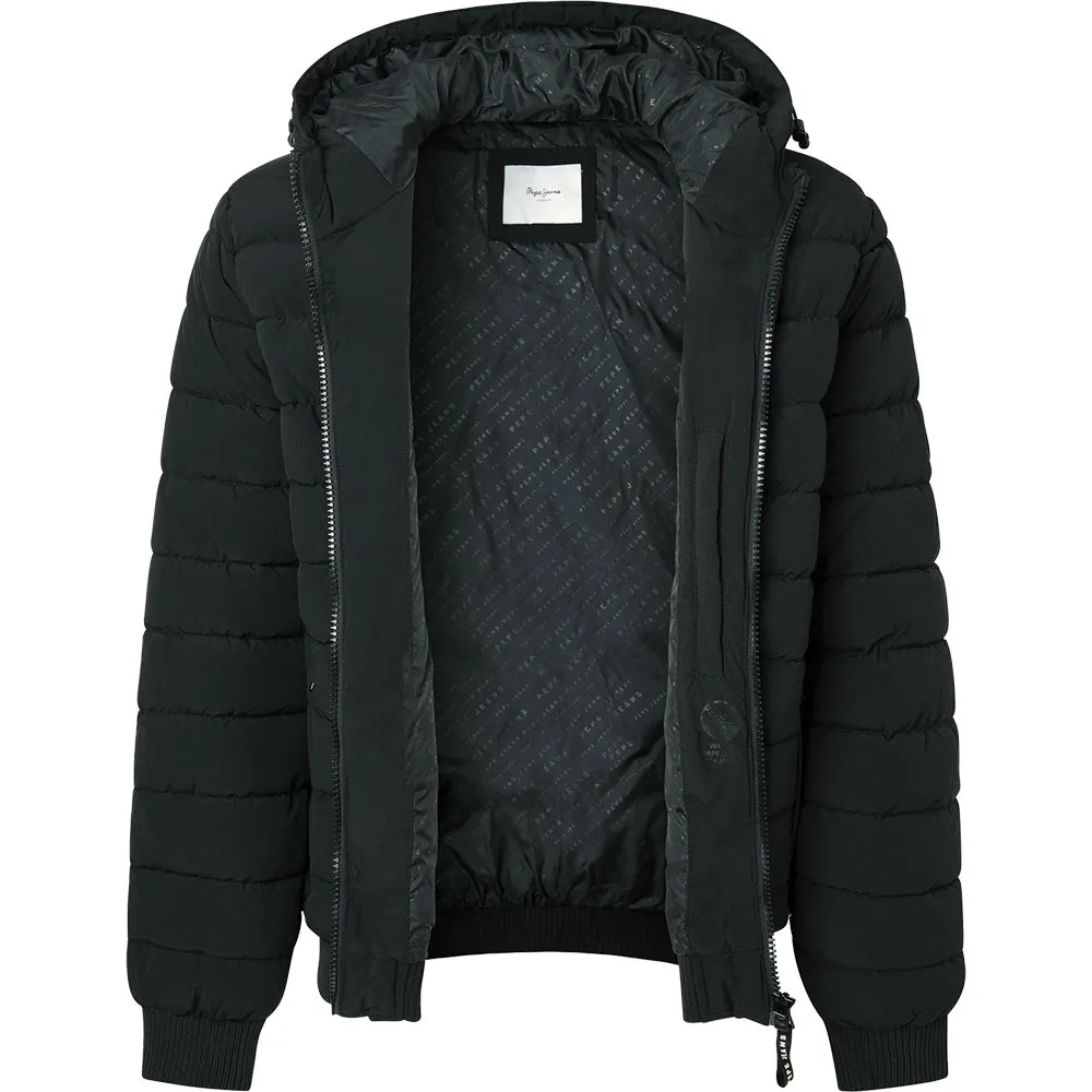 Veste Doudoune Pepe Jeans Tomek Pour Homme - Capuche, Coupe Mid-weight, Garnissage Recyclé - 11