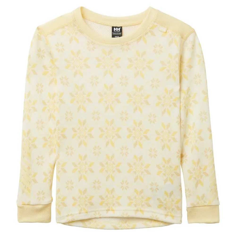 Helly hansen Graphic Lifa Merino Base Layer Set Yellow | Trekkinn