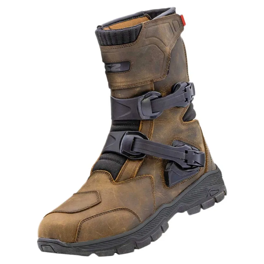 LS2 Adventure touring boots Brown | Motardinn