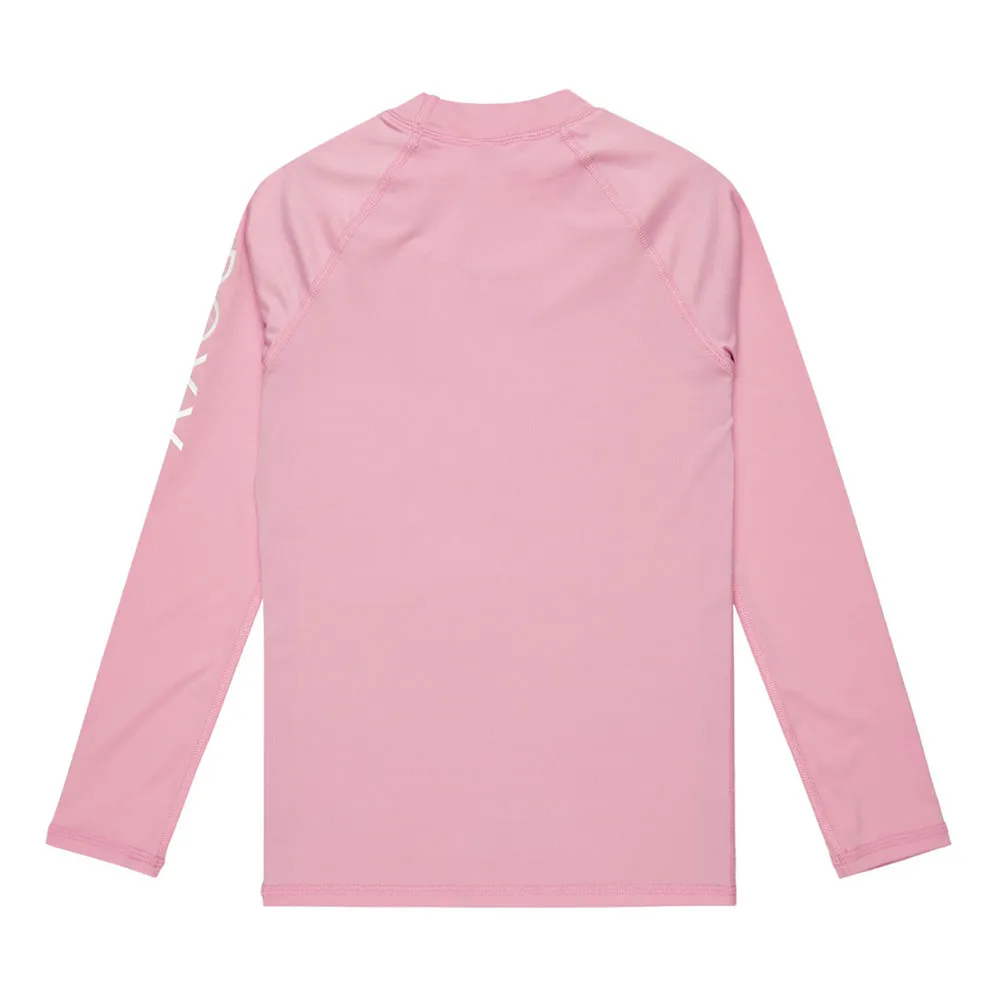Roxy Whole Hearted Long Sleeve Rash Guard Pink | Swiminn