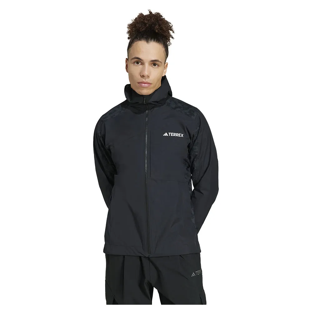 adidas Terrex Xperior Hybrid Rain.Rdy ジャケット 黒| Trekkinn