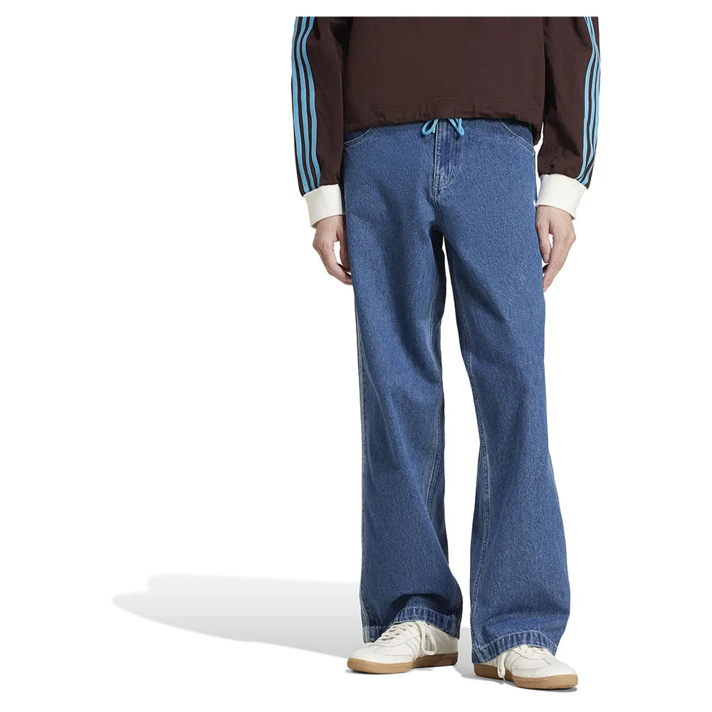 adidas Originals Adicolor Denim Firebird ジョガーパンツ 青| Dressinn