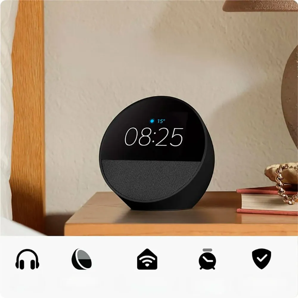 Amazon Echo Spot Bluetoothスピーカー 黒 | Xtremeinn