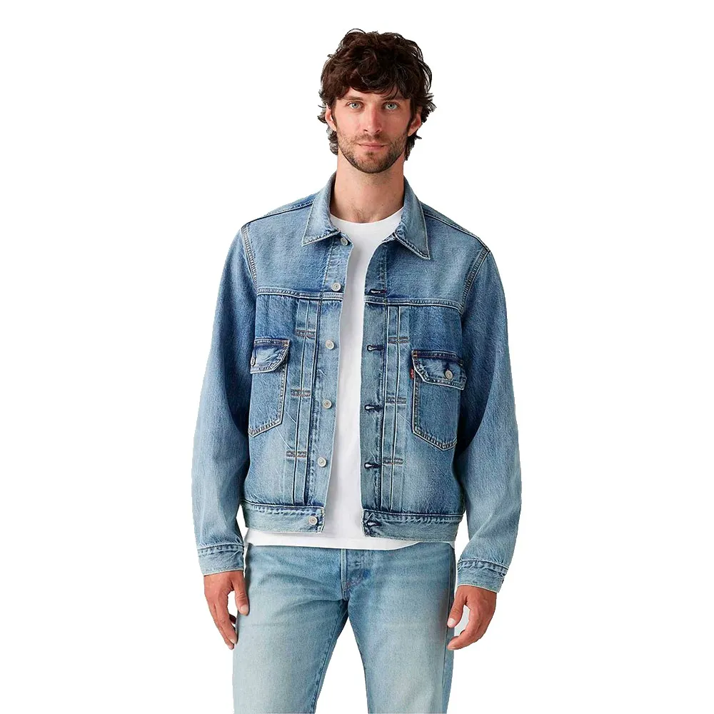 Veste En Jean Levi's Bleu Clair - Taille S - Occasion Très Bon État