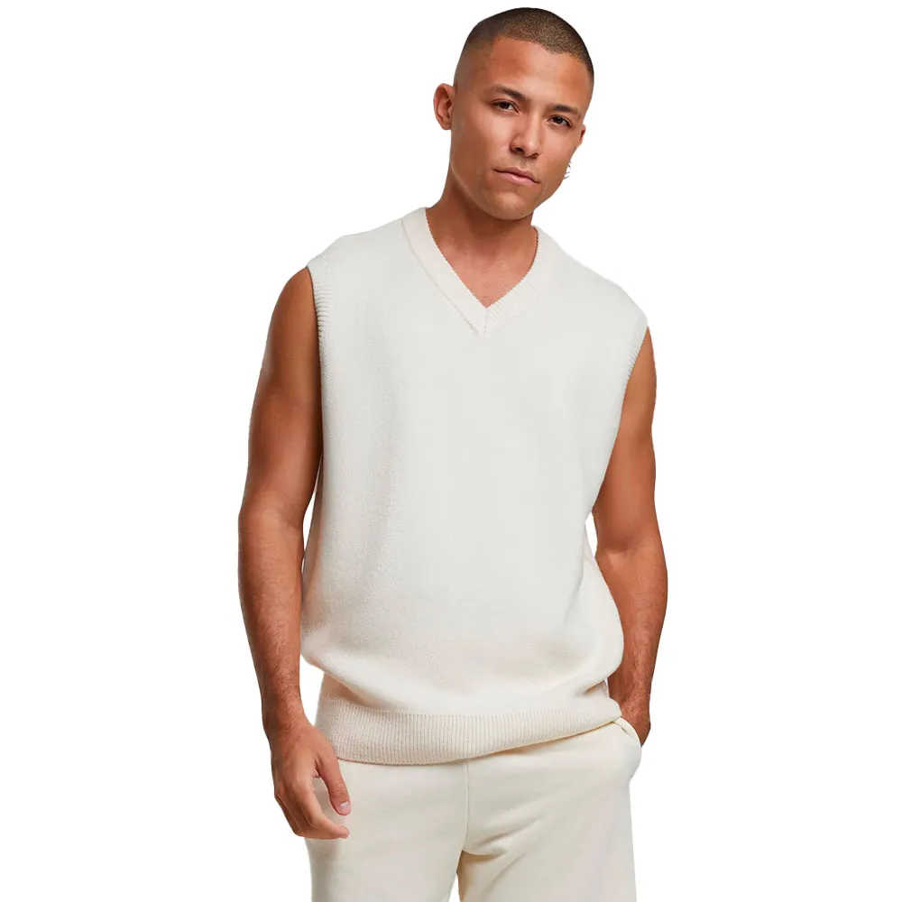 ニット 白ベスト Urban classics Knitted ニットベスト 白 Dressinn