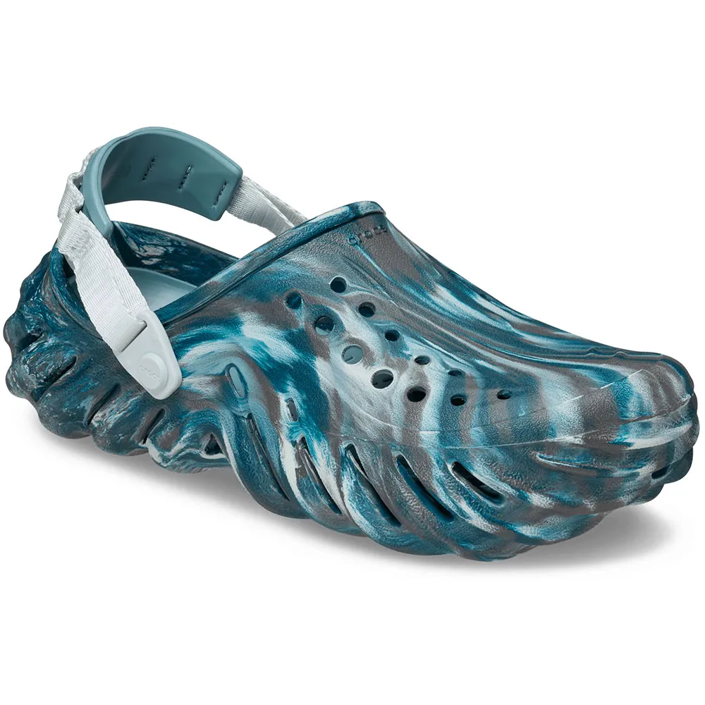 Crocs Echo Marbled clogs Blue | Dressinn display picture 3