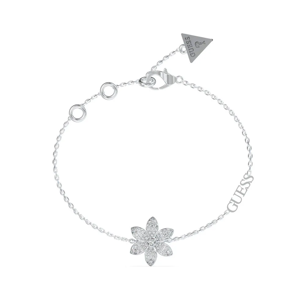 Bracelet Guess Cœur Argenté UBB71530 - Taille 16 Pour Femme Neuf Avec étiquettes