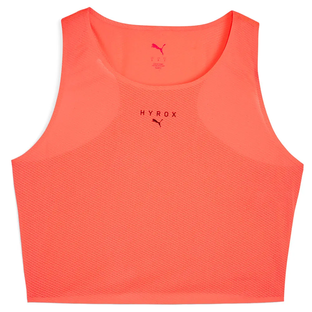 Puma X Hyrox Ultraspun Crop sleeveless T-shirt Orange | Traininn