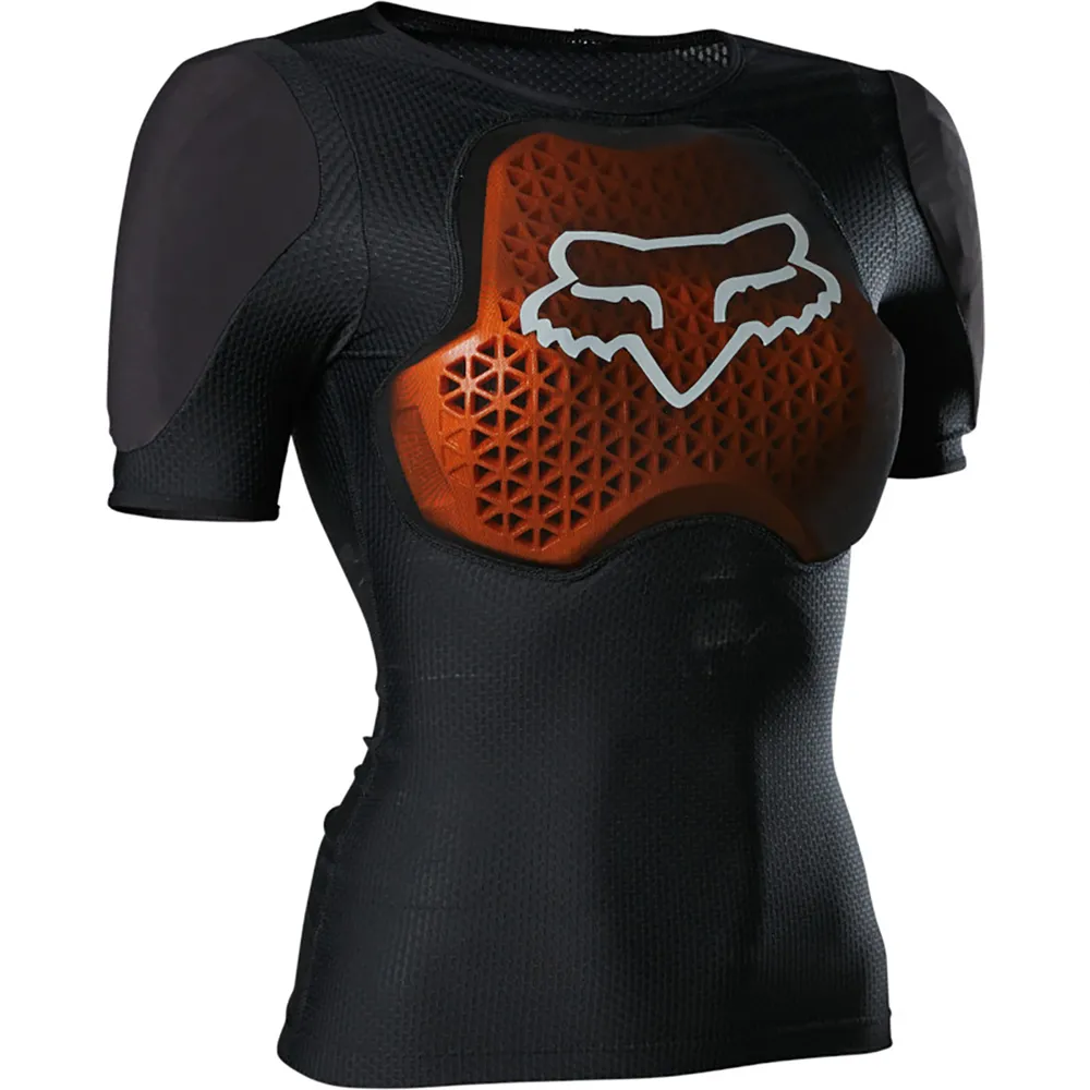 Fox W Baseframe Pro short sleeve protective jersey, Black | Bikeinn