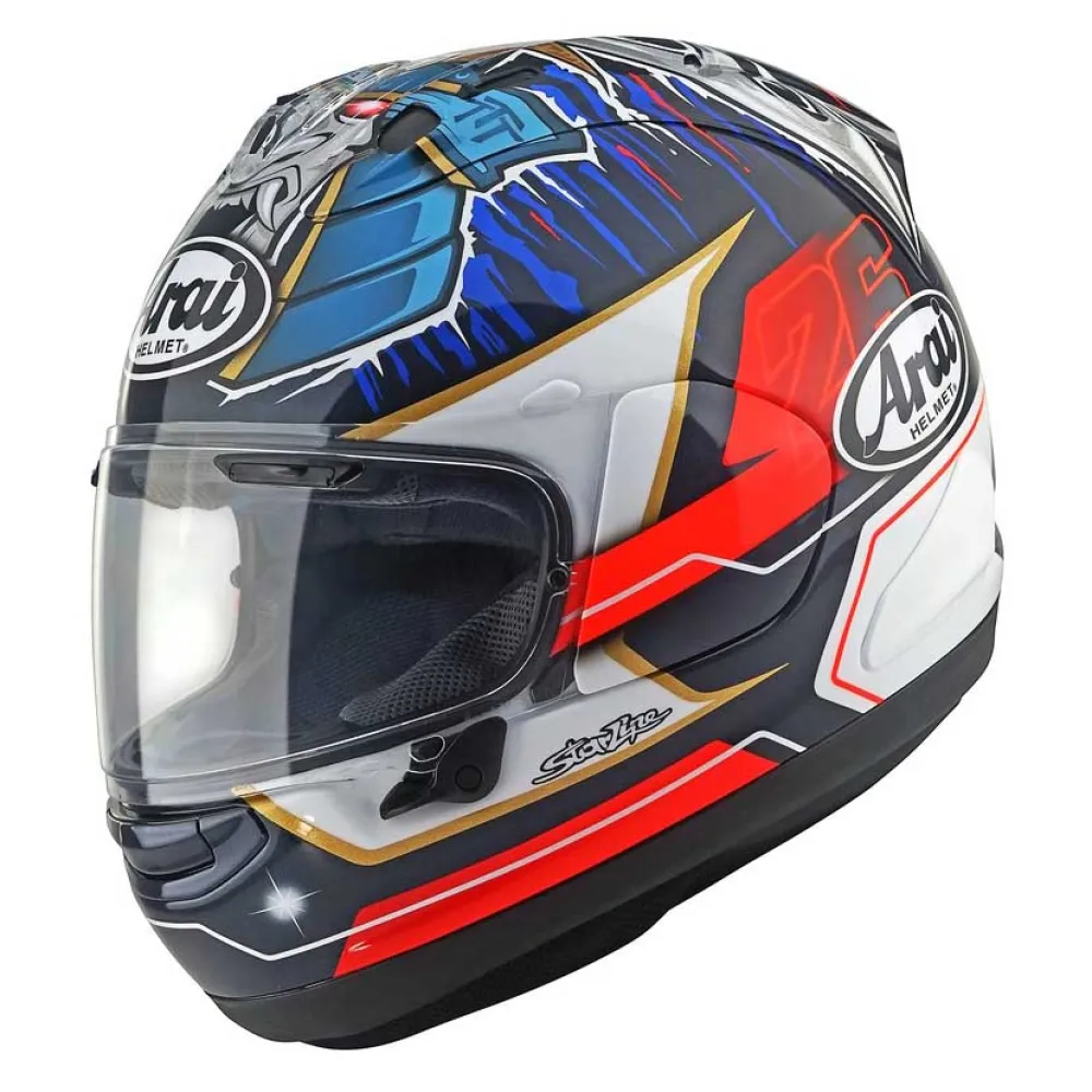 Arai RX-7V Evo Pedrosa Shogun フルフェイスヘルメット 黒| Motardinn