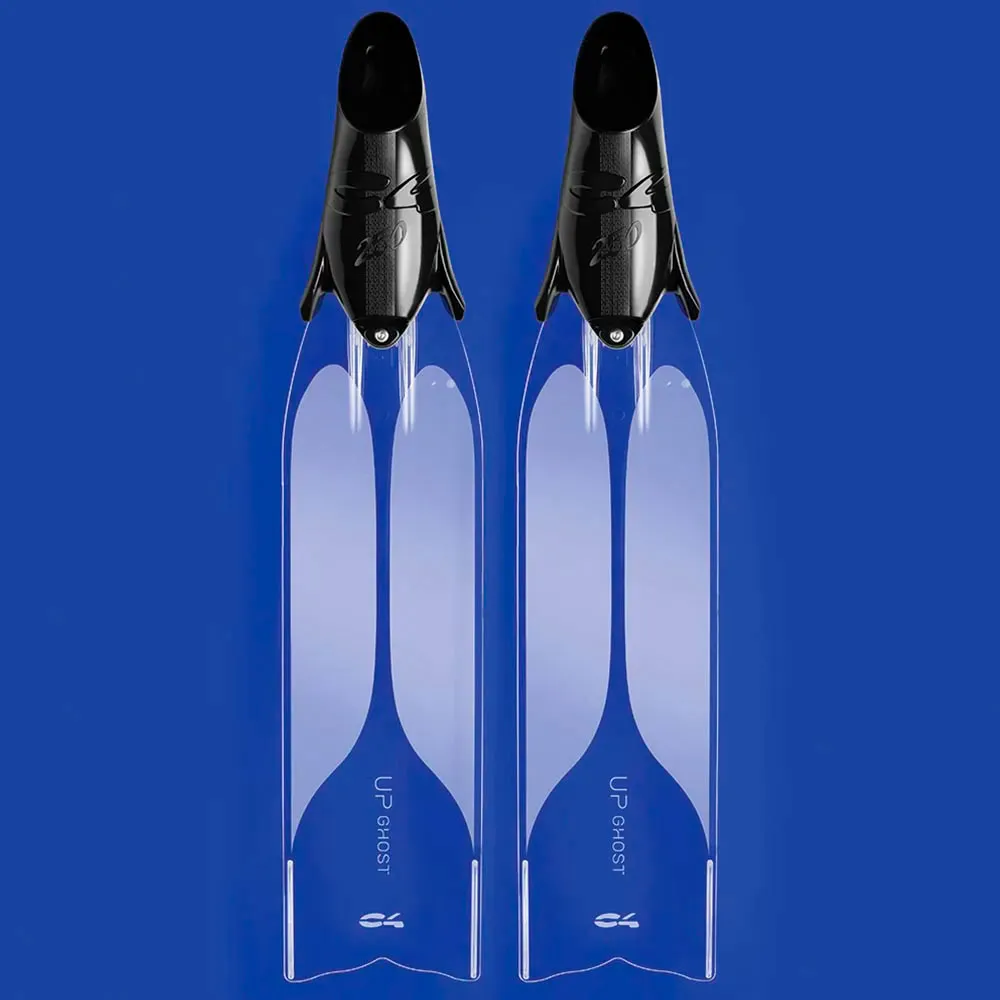 C4 Ghost 250 スピアフィッシングフィン クリア| Diveinn, image size:1000x1000