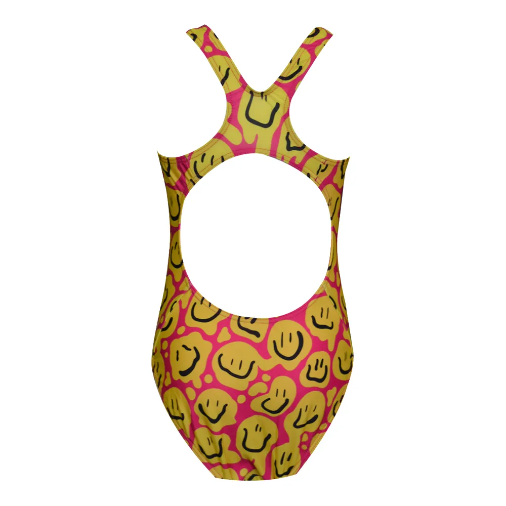 Nav Ras Smiley Ras Smiley swimsuit Pink | Swiminn
