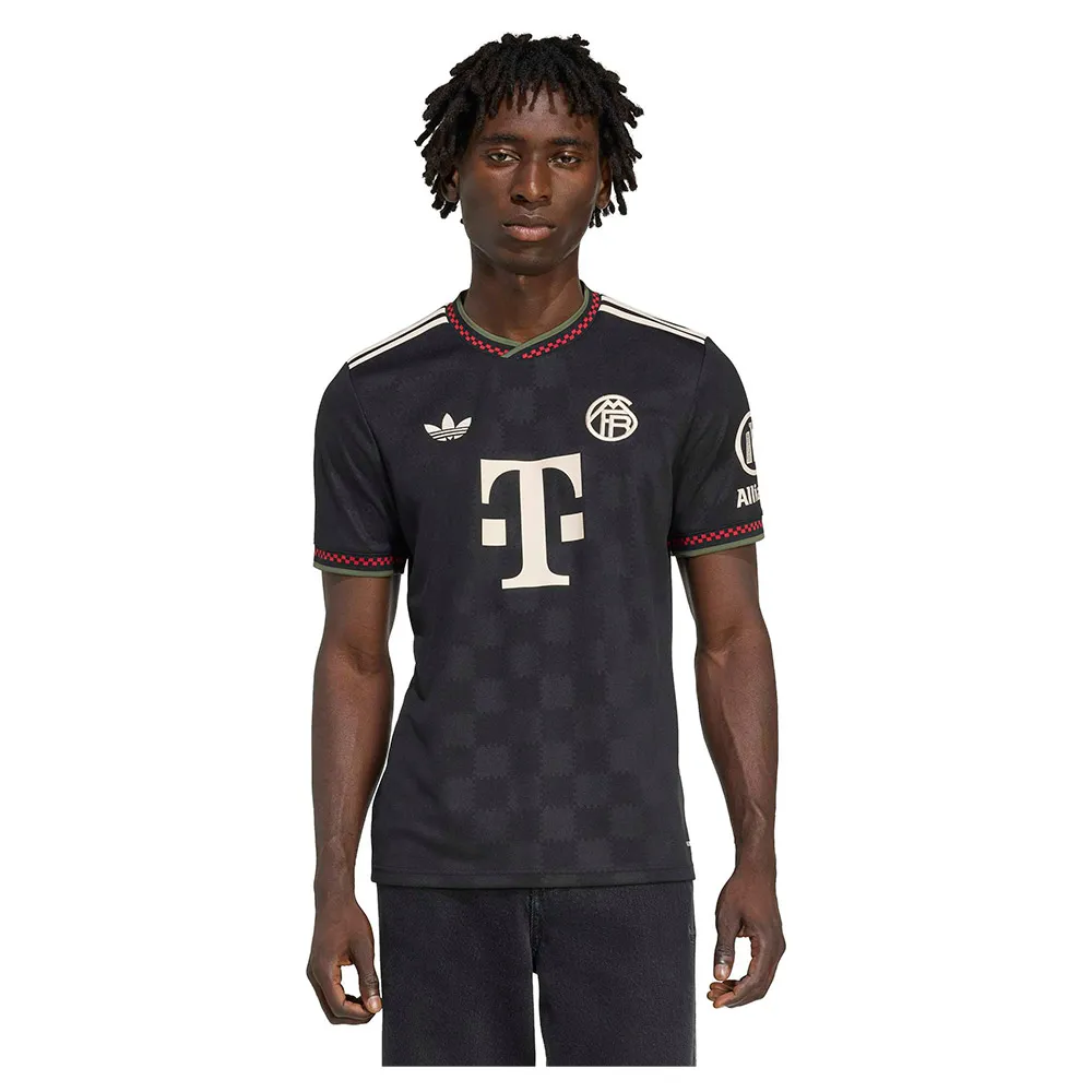 adidas FC Bayern 25/26 Slim Third 半袖Tシャツ 黒 | Goalinn