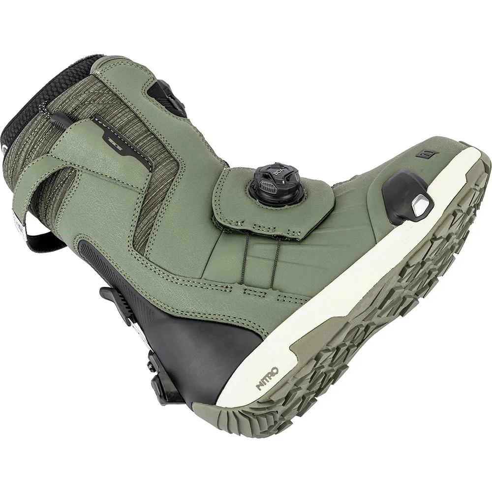 Nitro Profile step on tls snowboard boots Green | Snowinn