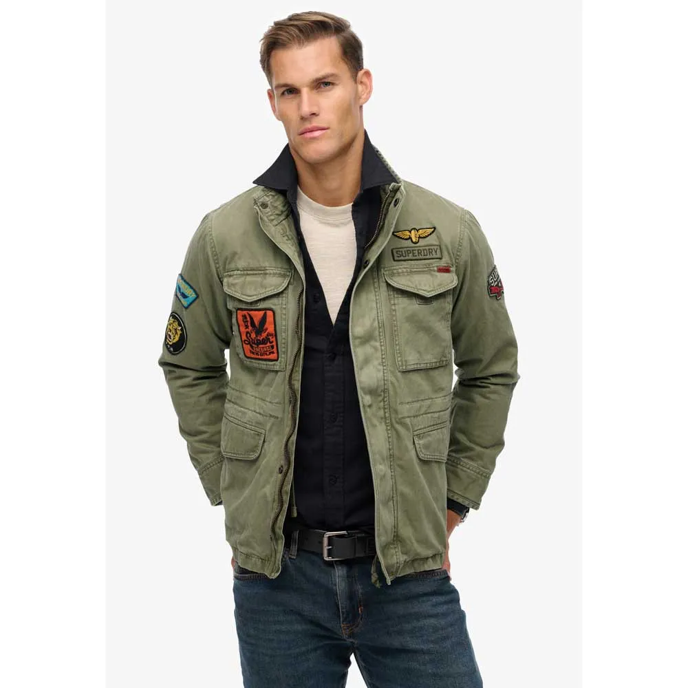Superdry Patched M65 jacket Green | Dressinn