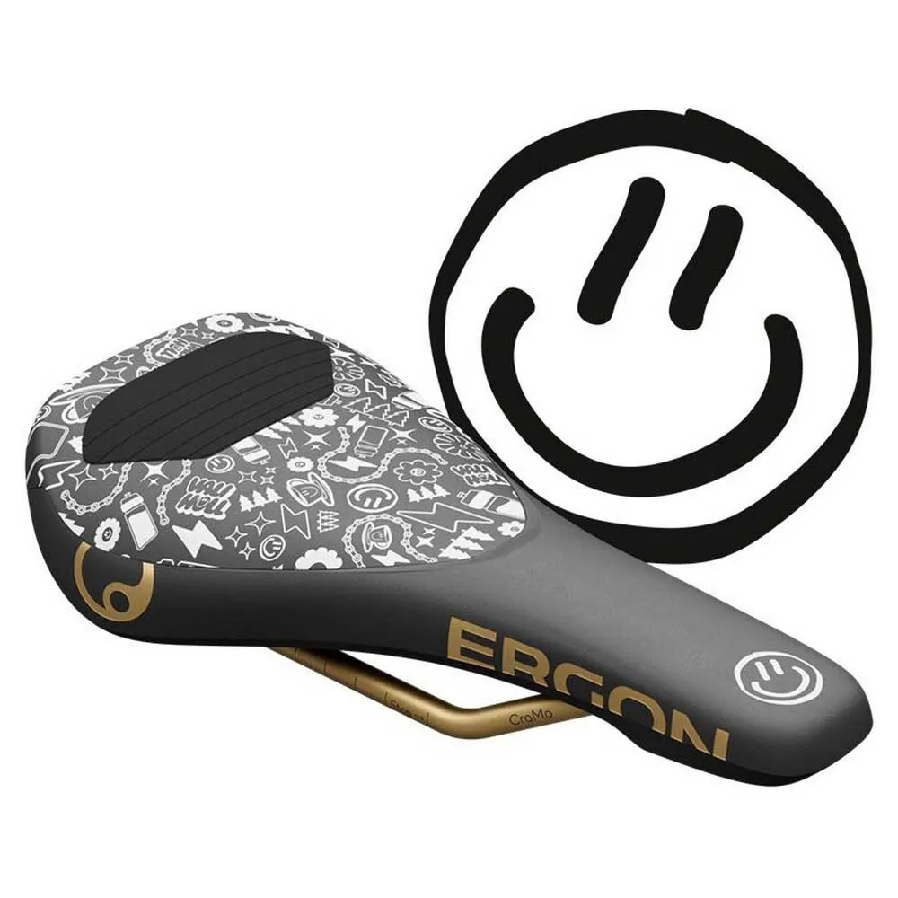 Ergon SM Downhill Comp Vali Holl Edition サドル, 銀 | Bikeinn