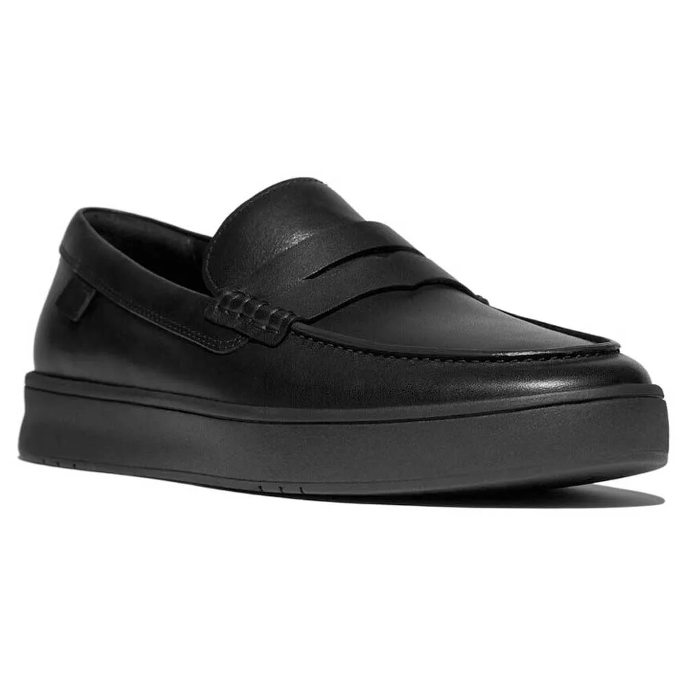 Fitflop Rally Leather Penny loafers Black | Dressinn display picture 2