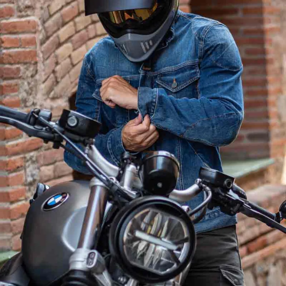 Pmj West jacket Blue | Motardinn