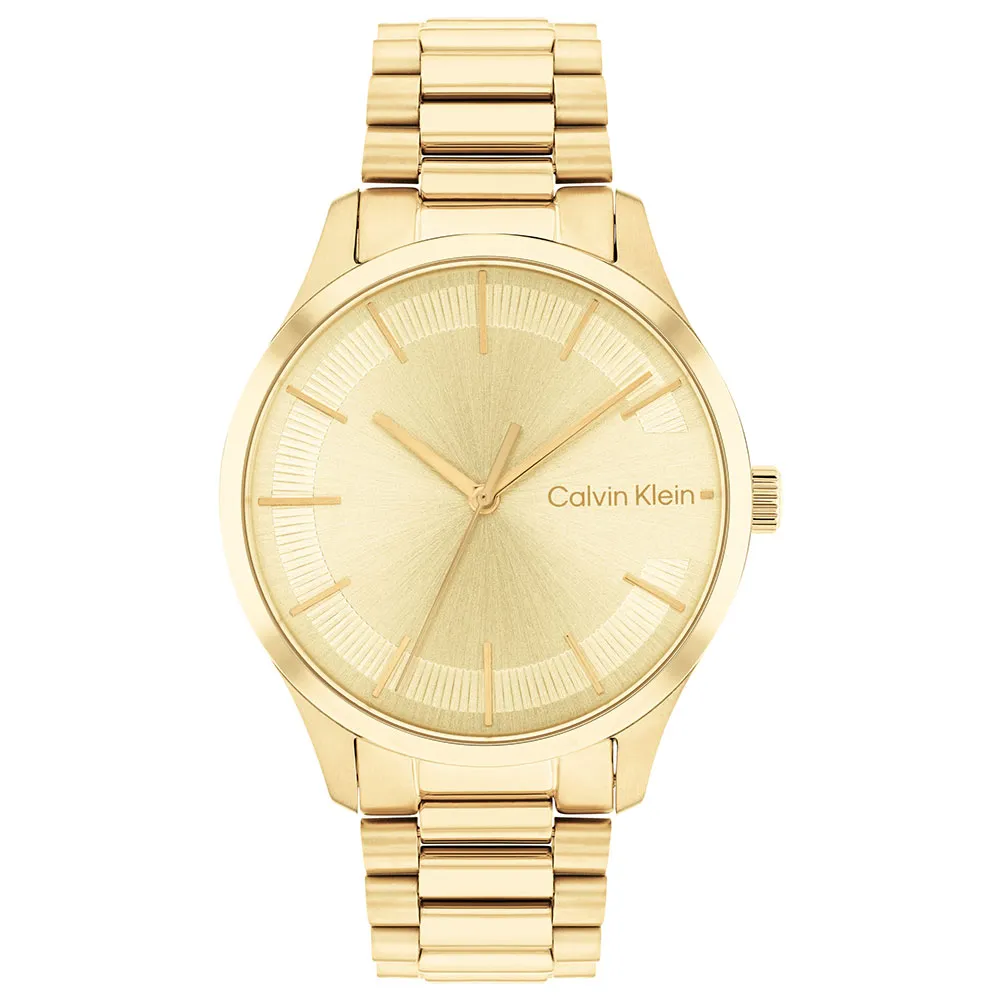 Calvin klein 25200043 35 mm watch Golden | Dressinn