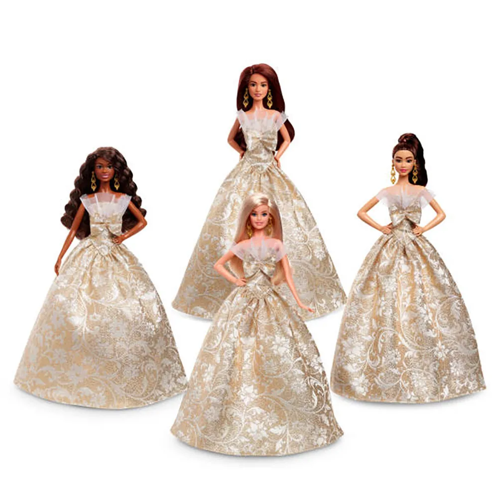 Barbie Signature Holiday Latina doll Golden | Kidinn