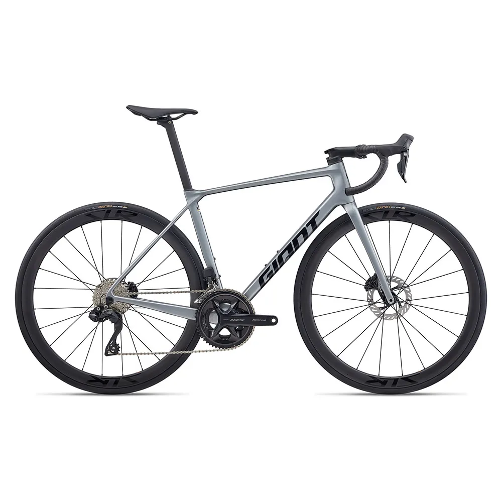 Giant TCR Advanced Pro 1 105 Di2 2026 road bike, Silver | Bikeinn