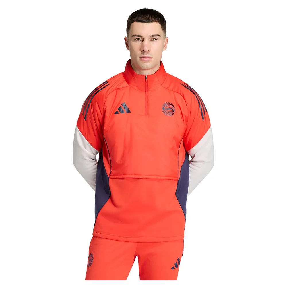 adidas FC Bayern Munich 25/26 Tiro Winterized トレーニング ハーフ 