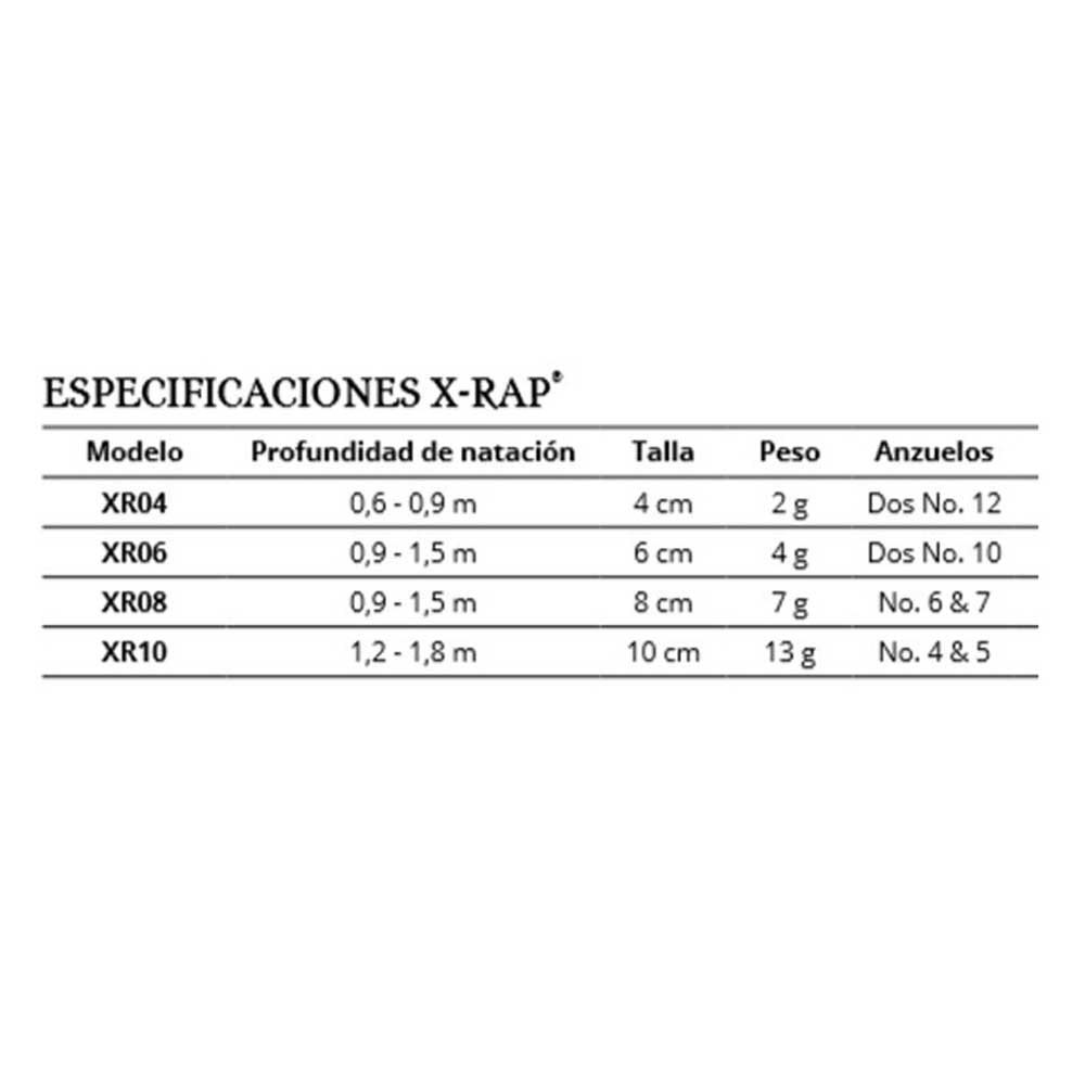 Rapala Minnow X-Rap Suspending 100 Mm 13g