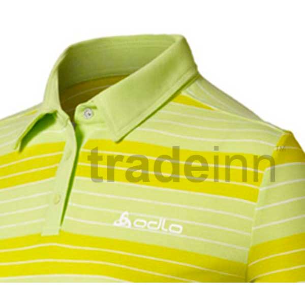 Odlo Stripes Custom Short Sleeve Polo Shirt