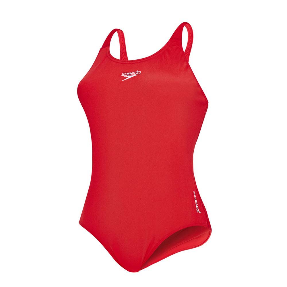 handboeien Verlichten Geschatte Speedo Endurance Medalist Swimsuit Red | Swiminn