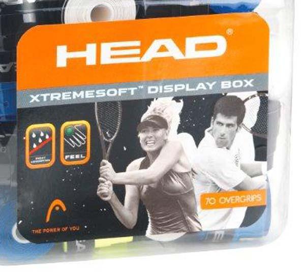 Head Xtreme Soft Tennis/Padel/Squash Overgrip 70 Eenheden