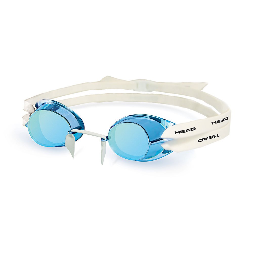 Clear HEAD Swedish TPR Racing Swim Goggles Smoke Mirrored Lens 