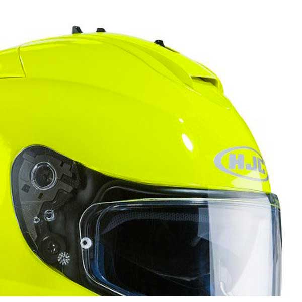 Free Pinlock HJC IS-17 Full Fluo Yellow Full Face Motorcycle Motorbike Helmet 