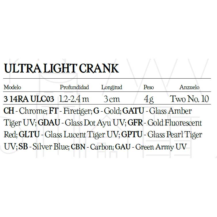 Rapala Crankbait Ultra Light 30 mm 4g