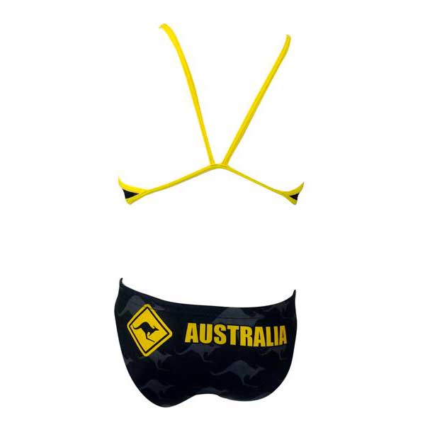 Turbo Australia Kangaroo Signal Bikini Met Dunne Bandjes