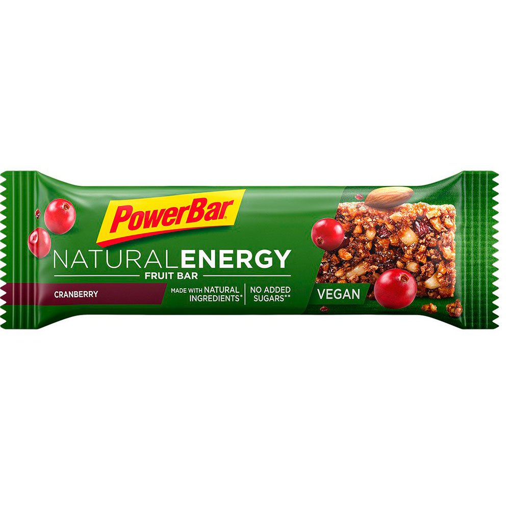 Powerbar Natural Energy 40g 24 Units Strawberry And Cranberry Energy Bars Box
